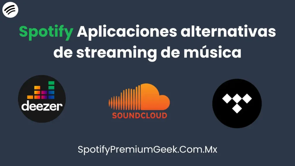 Spotify Aplicaciones alternativas de streaming de música